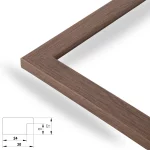 Modern 30mm Mooreiche – Bild 2