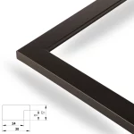 Modern 30mm Schwarz – Bild 2