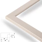 Modern 30mm Silber – Bild 2