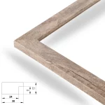 Modern 30mm Wildeiche – Bild 2