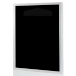 Trikotrahmen ClassicFrame Silber / Hintergrund: Schwarz – Bild 2