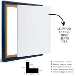 Schattenfugenrahmen 20mm Marineblau – Bild 3