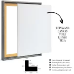 Schattenfugenrahmen 20mm  Stahl – Bild 3