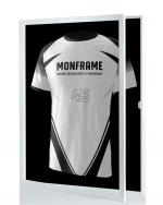 Trikotrahmen ClassicFrame Weiß / Hintergrund: Schwarz