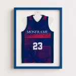 Trikotrahmen ClassicFrame Blau / Hintergrund: Weiß – Bild 3