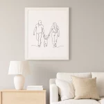 Modern 30mm Eiche Weiß – Bild 3