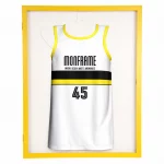 Trikotrahmen TeamFrame Gelb-Schwarz / Hintergrund: Weiß – Bild 4