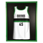 Trikotrahmen TeamFrame Grün-Schwarz / Hintergrund: Schwarz – Bild 4