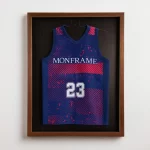 Trikotrahmen ClassicFrame Nussbaum / Hintergrund: Schwarz – Bild 3