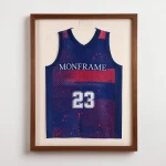 Trikotrahmen ClassicFrame Nussbaum / Hintergrund: Weiß – Bild 3