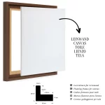 Schattenfugenrahmen 20mm Braungrau – Bild 3