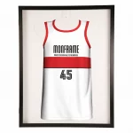 Trikotrahmen TeamFrame Schwarz-Blau / Hintergrund: Weiß – Bild 4