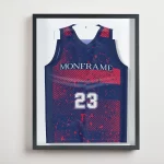 Trikotrahmen ClassicFrame Schwarz / Hintergrund: Weiß – Bild 3