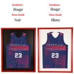 Trikotrahmen ClassicFrame Rot / Hintergrund: Weiß – Bild 4