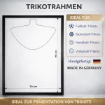 Trikotrahmen TeamFrame Blau-Weiß /Hintergrund: Schwarz – Bild 5