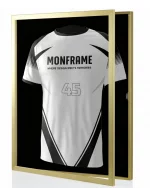 Trikotrahmen ClassicFrame Gold / Hintergrund: Schwarz