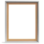 Schattenfugenrahmen 20mm Silber – Bild 5