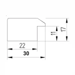 P-Bellevue 30mm Weiß-Silber – Bild 6