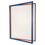 Trikotrahmen TeamFrame Blau-Rot / Hintergrund: Weiß – Bild 7