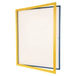 Trikotrahmen TeamFrame Gelb-Blau / Hintergrund: Weiß – Bild 7