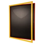 Trikotrahmen TeamFrame Gelb-Rot / Hintergrund: Schwarz – Bild 7