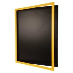 Trikotrahmen TeamFrame Gelb-Schwarz / Hintergrund: Schwarz – Bild 7