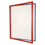 Trikotrahmen TeamFrame Rot-Blau / Hintergrund: Weiß – Bild 7