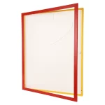 Trikotrahmen TeamFrame Rot-Gelb / Hintergrund: Weiß – Bild 7