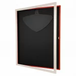 Trikotrahmen TeamFrame Weiß-Rot / Hintergrund: Schwarz – Bild 7