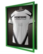 Trikotrahmen ClassicFrame Grün / Hintergrund: Schwarz