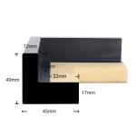 Schattenfugenrahmen 20mm Schwarz – Bild 7