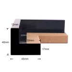 XXL 20mm Schwarz Glanz – Bild 7