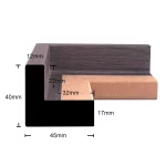 Schattenfugenrahmen 20mm Mooreiche – Bild 7