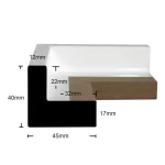 Schattenfugenrahmen 20mm Weiß Glanz – Bild 7