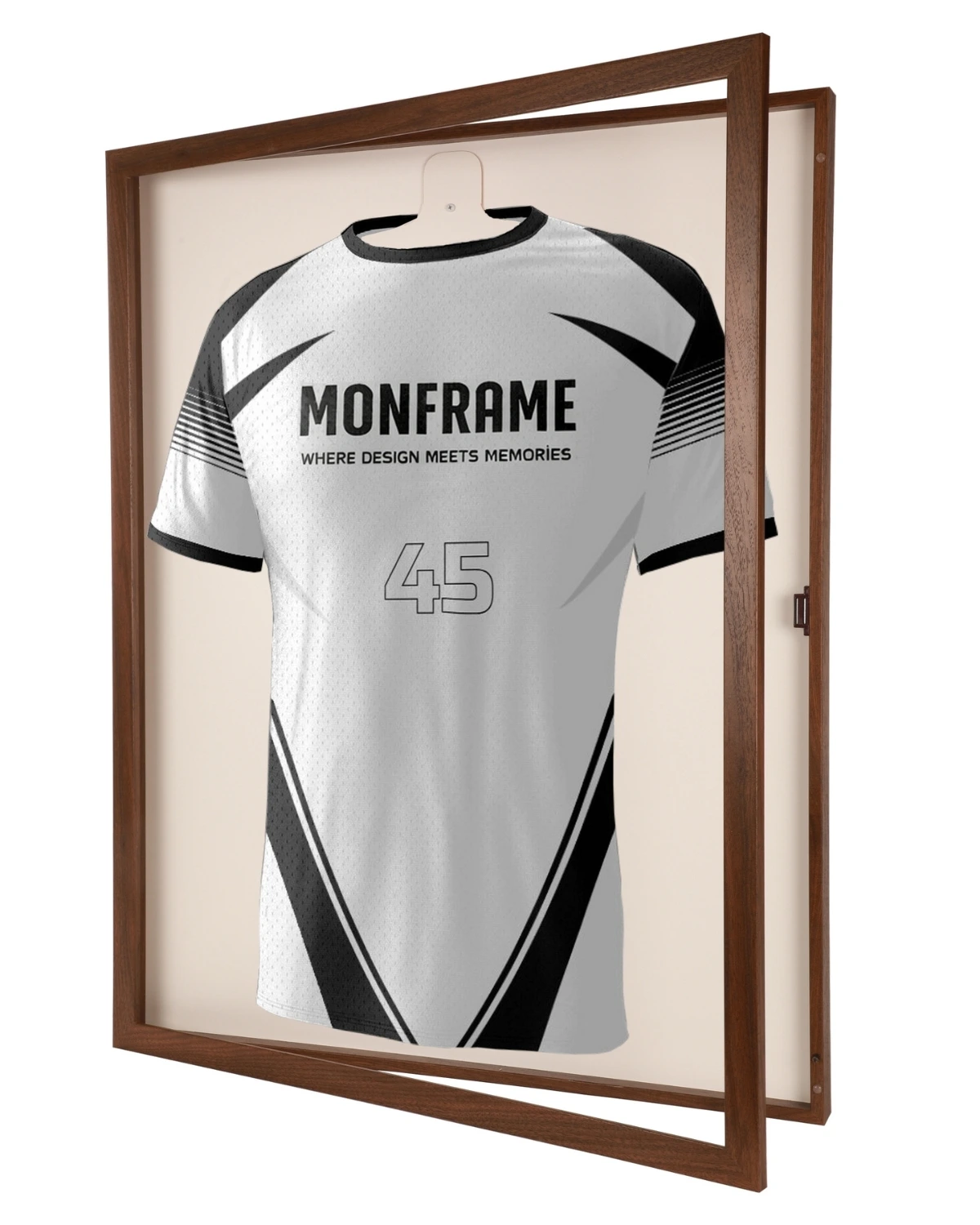 9 Trikotrahmen ClassicFrame Nussbaum / Hintergrund: Weiß – Bild 1