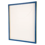 Trikotrahmen TeamFrame Blau-Gelb / Hintergrund: Weiß – Bild 2