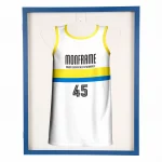 Trikotrahmen TeamFrame Blau-Gelb / Hintergrund: Weiß – Bild 4