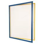 Trikotrahmen TeamFrame Blau-Gelb / Hintergrund: Weiß – Bild 7